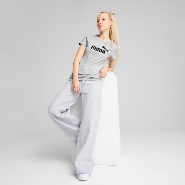 T-shirt Essentials avec logo n<sup>o</sup> 1 Femme, Light Gray Heather, extralarge